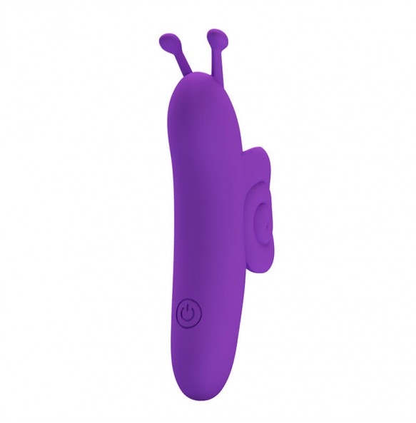PRETTY LOVE - Snail Finger Vibrator (Chargeable - Purple)